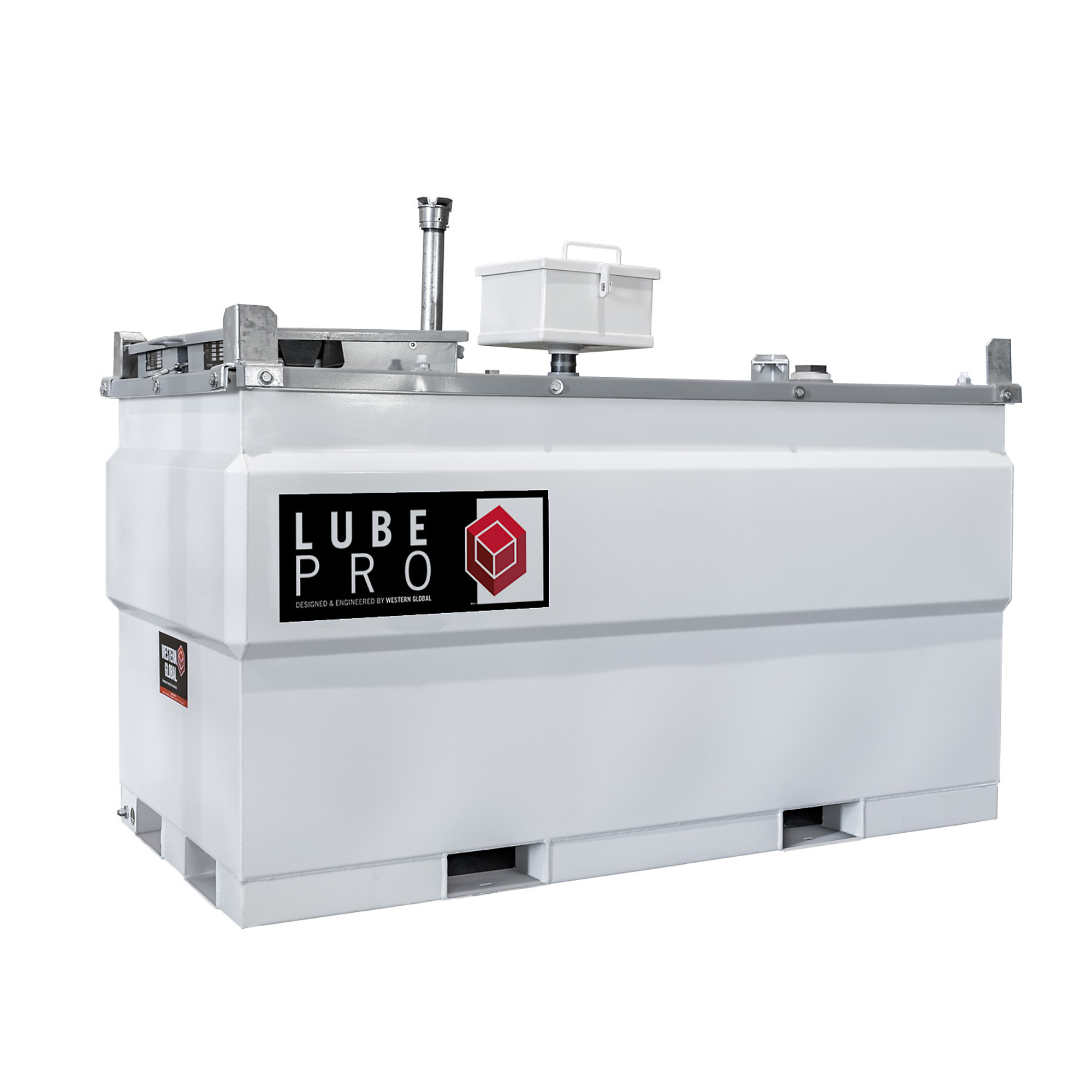 Western Global, LubePro, 544 Gallon Waste Oil Tank with Gauge, Shape Rectangle, Model# FCP500-WO